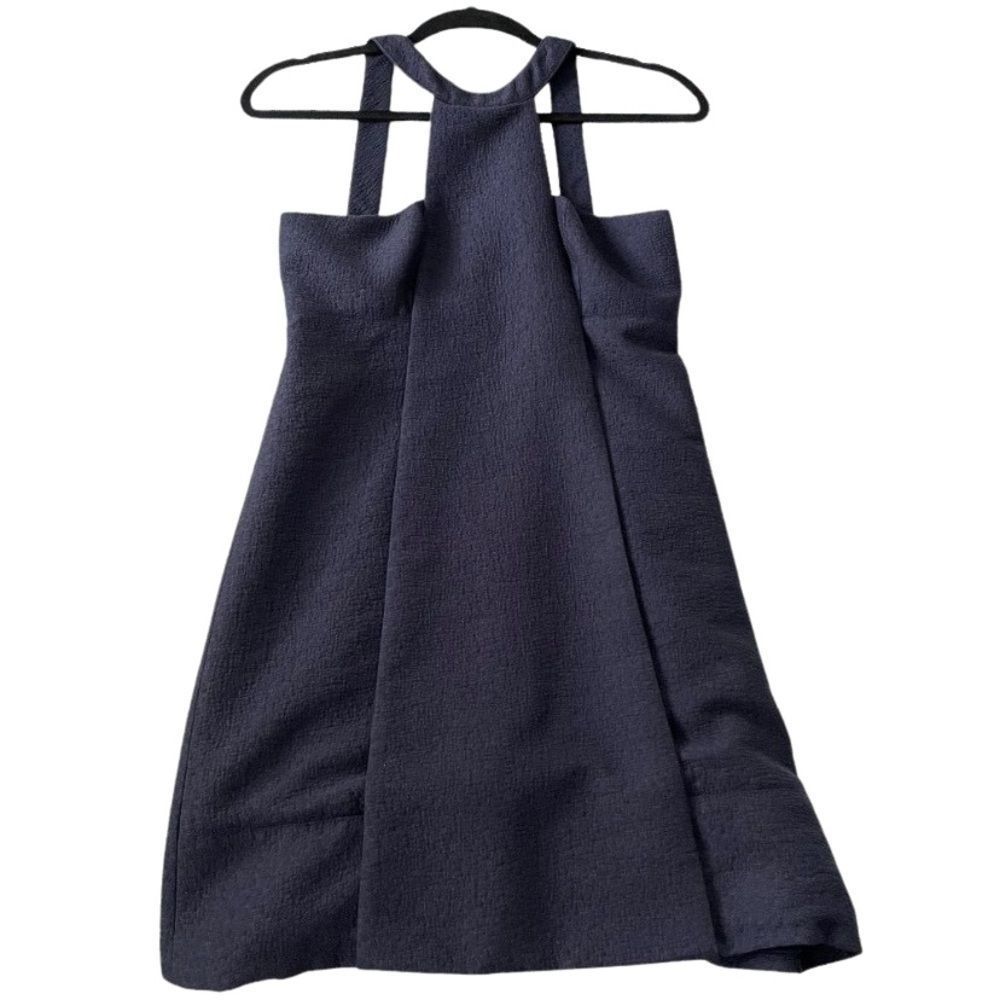 Bird by Juicy Couture Mini Structured Dress Navy Italian Fabric - Picture 2 of 6